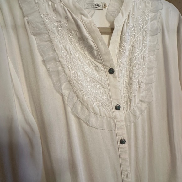 Brand New with Tags Tasha Polizzi Blouse with Lace Trim - Picture 6 of 6